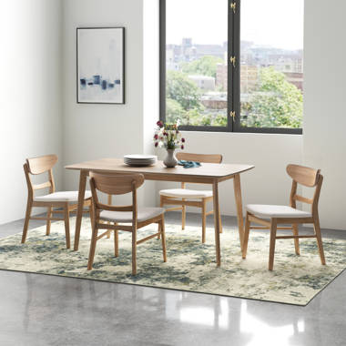 Henry 5 piece wood dining set hot sale